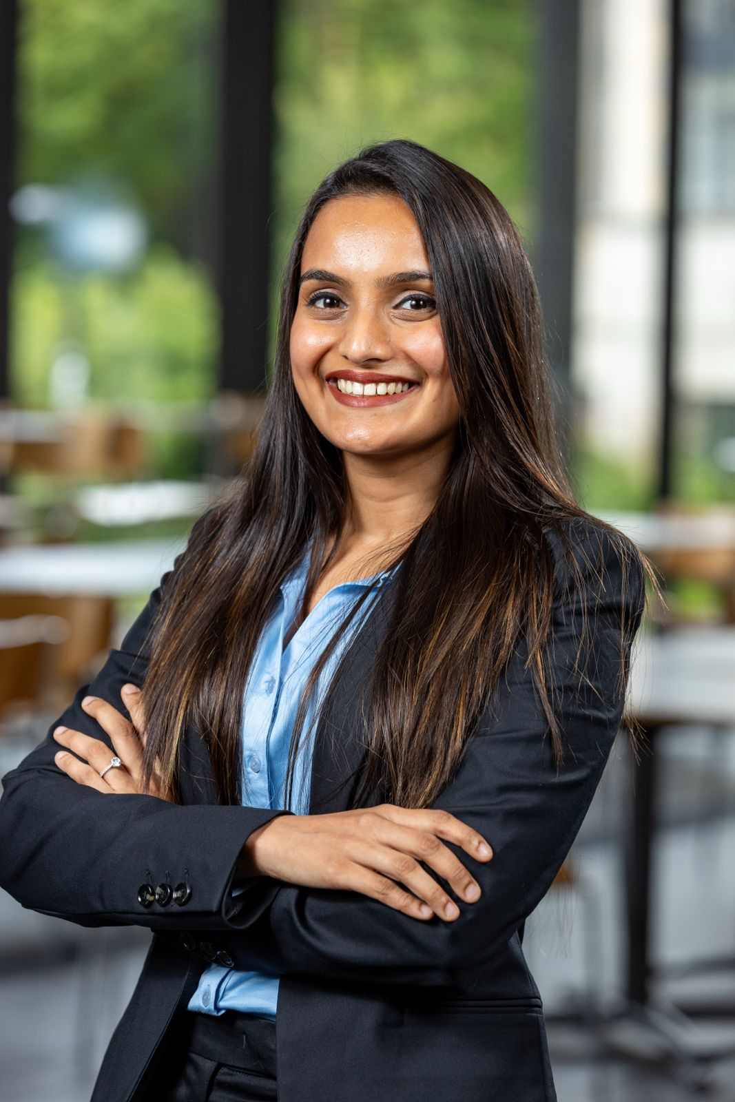 A headshot of Vidya Venkappa smiling.